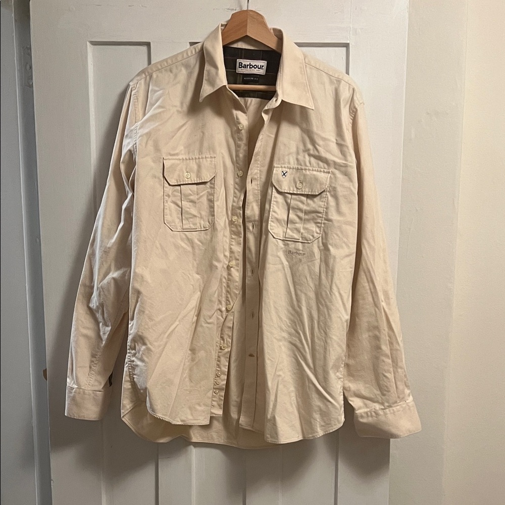 Barbour Beige Long Sleeve Shirt